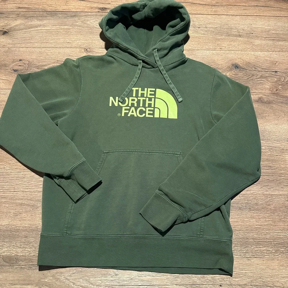 The North Face Green Pullover Hoodie Mens‎ Small NF0A3X9I
